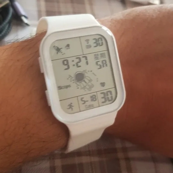 LED White Watch Unisex - Picture 2 of 11